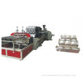 PVC wave/glazed tile single and multi-layer extrusion line